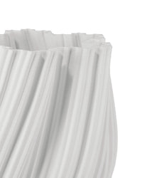 Currey and Company - 1200-1004 - Vase - Whorl - White