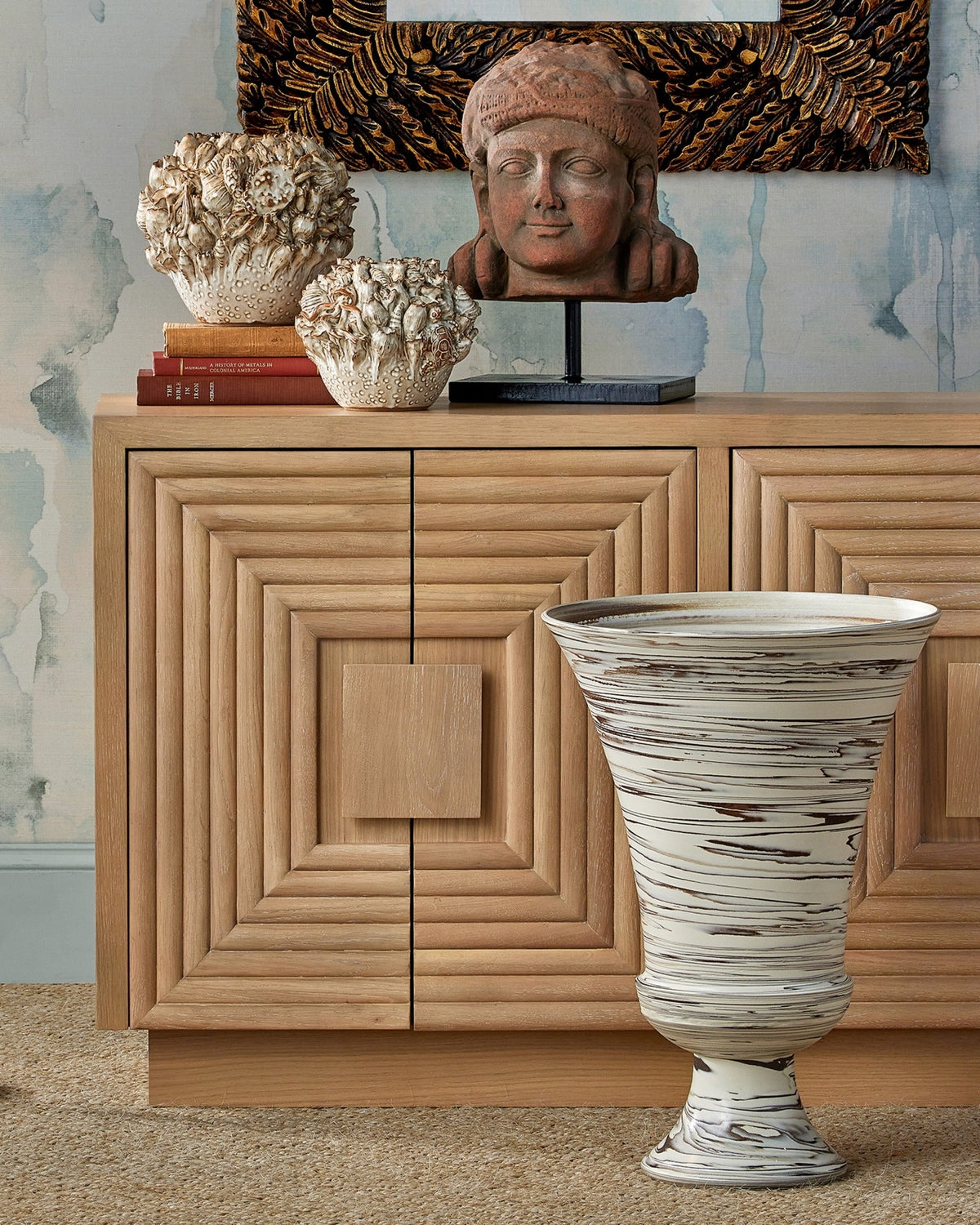 Currey and Company - 1200-1010 - Vase - Jejune - Beige/Brown