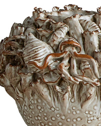 Currey and Company - 1200-1053 - Vase - Tidala - Milky White