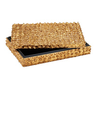 Currey and Company - 1200-1055 - Box - Hazlitt - Gold Leaf