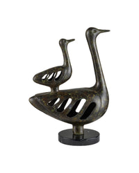 Currey and Company - 1200-1057 - Sculpture - Duck Family - Bronze