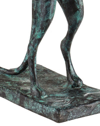 Currey and Company - 1200-1059 - Sculpture - Bastet Cat - Green Granite