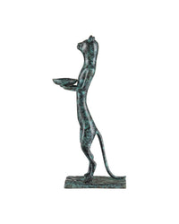 Currey and Company - 1200-1059 - Sculpture - Bastet Cat - Green Granite