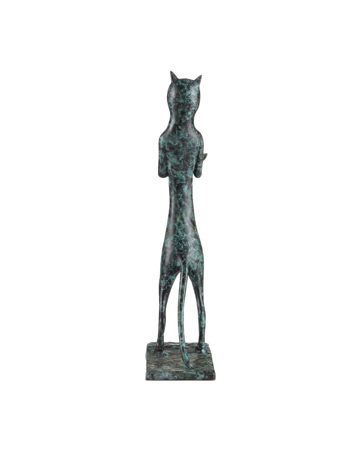 Currey and Company - 1200-1059 - Sculpture - Bastet Cat - Green Granite