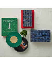 Currey and Company - 1200-1060 - Box Set of 2 - Midnight - Blue/Brass