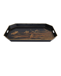 Currey and Company - 1200-1063 - Tray Set of 2 - Glasshouse - Black/Gold