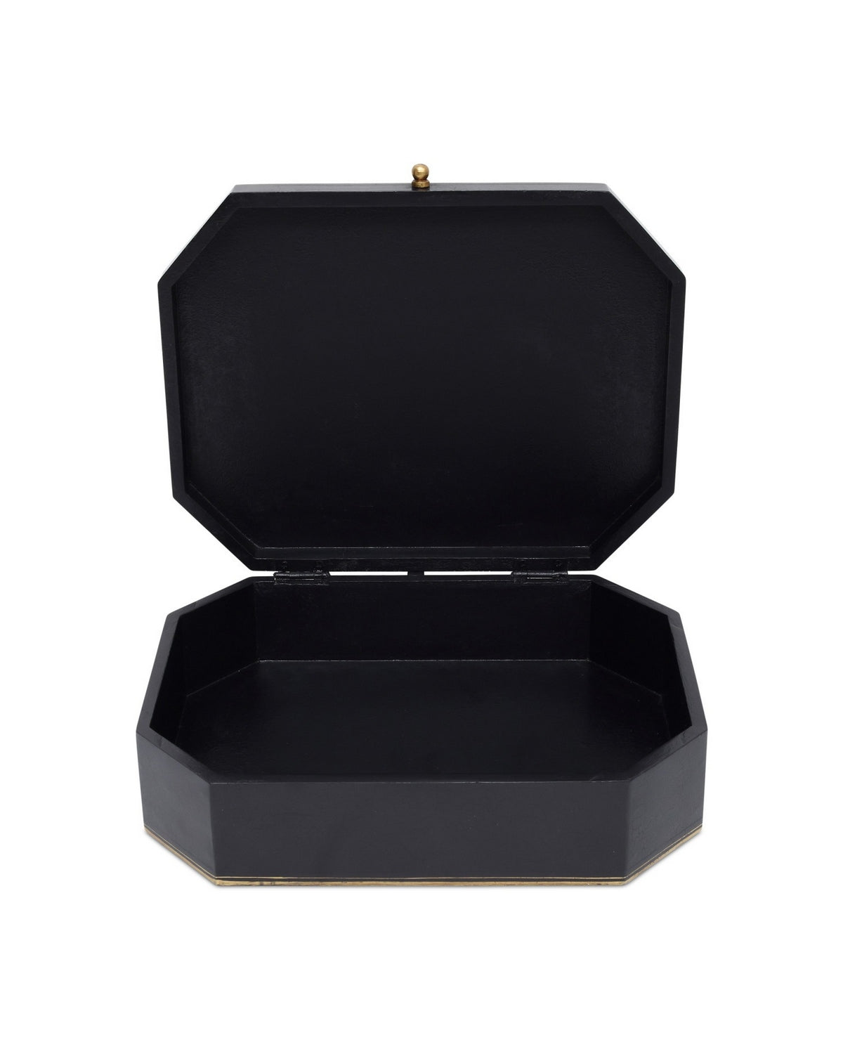 Currey and Company - 1200-1065 - Box - Glasshouse Tole - Black/Gold