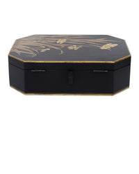 Currey and Company - 1200-1065 - Box - Glasshouse Tole - Black/Gold