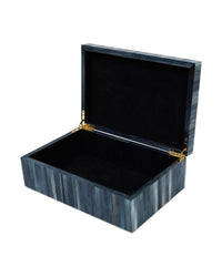 Currey and Company - 1200-1067 - Box - Winter Harvest - Blue