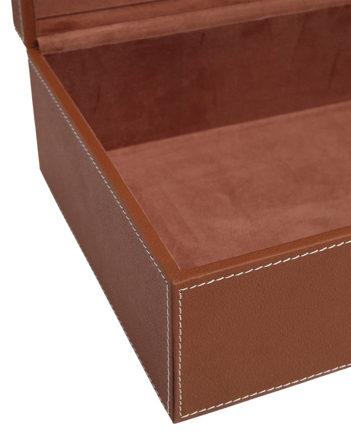 Currey and Company - 1200-1069 - Box Set of 2 - Leather & Raffia - Brown/Natural