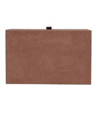 Currey and Company - 1200-1069 - Box Set of 2 - Leather & Raffia - Brown/Natural