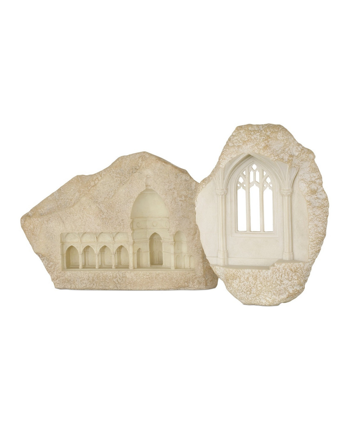 Currey and Company - 1200-1071 - Sculpture - Architectural Remnant - Beige