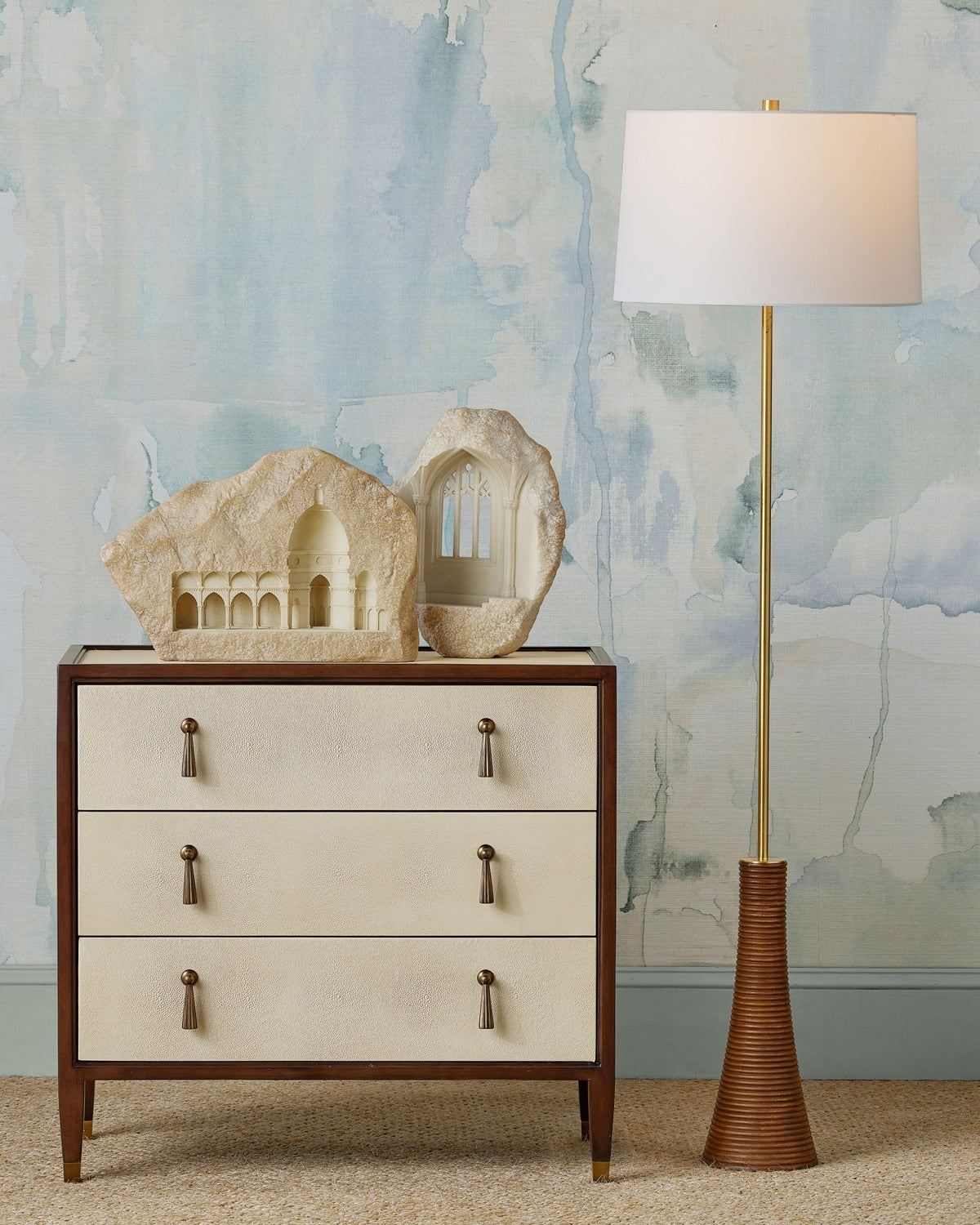 Currey and Company - 1200-1071 - Sculpture - Architectural Remnant - Beige