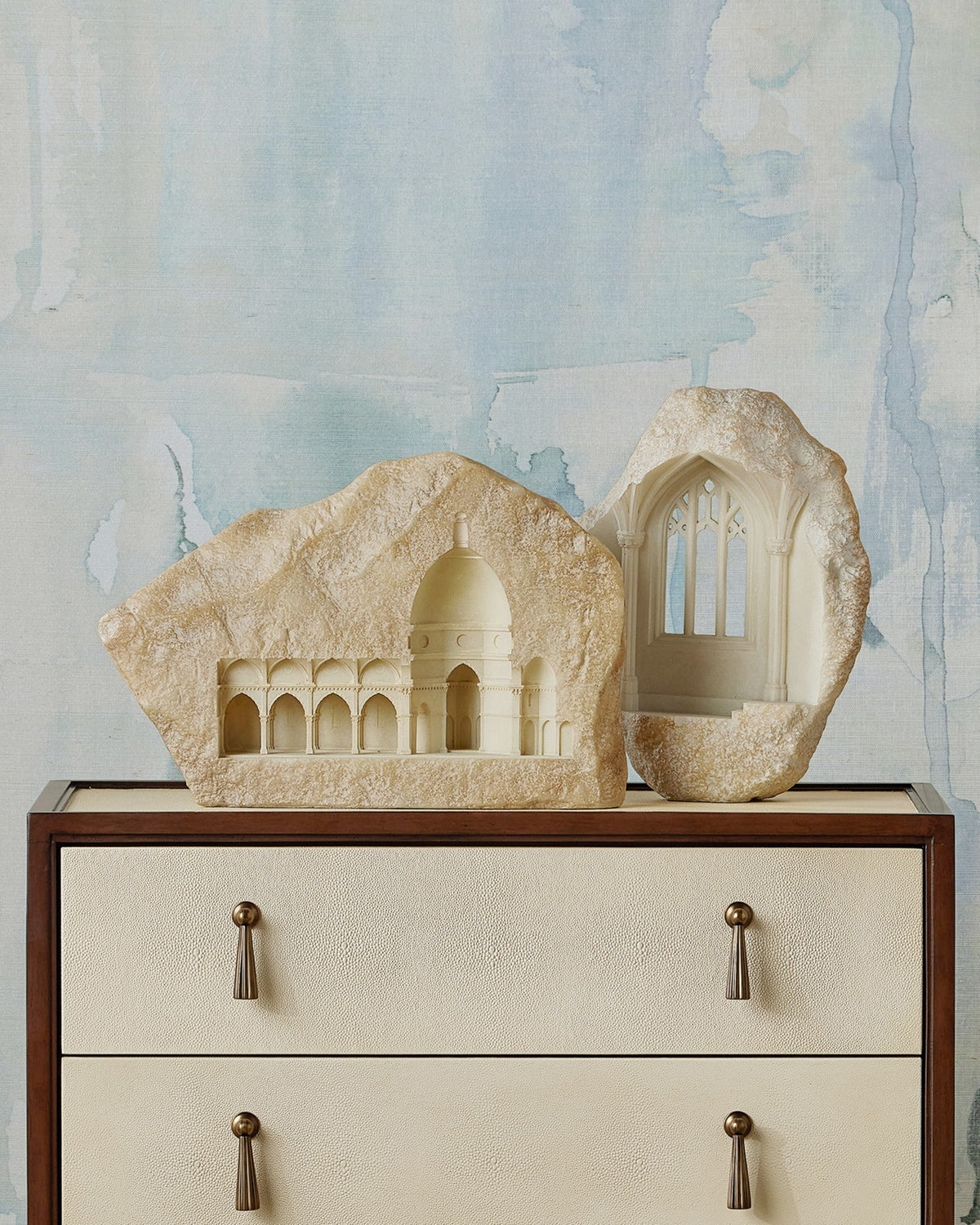 Currey and Company - 1200-1071 - Sculpture - Architectural Remnant - Beige