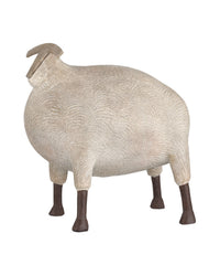 Currey and Company - 1200-1073 - Sculpture - Ancient Ram - Beige/Black
