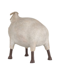 Currey and Company - 1200-1073 - Sculpture - Ancient Ram - Beige/Black