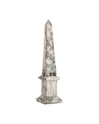 Currey and Company - 1200-1078 - Obelisk - Sorority - Green/Off-White