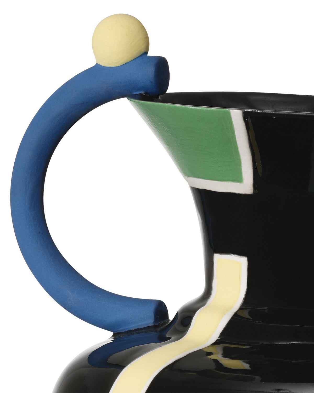 Currey and Company - 1200-1092 - Vase - Fauvist - Black/Green/Red/Yellow/Orange