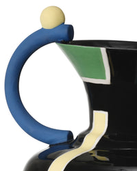 Currey and Company - 1200-1092 - Vase - Fauvist - Black/Green/Red/Yellow/Orange