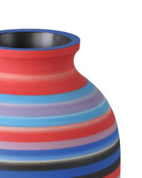 Currey and Company - 1200-1096 - Vase - Happy 80's - Blue/Pink/Red
