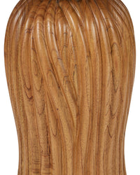 Currey and Company - 3000-0334 - Accent Table - Tassel - Morel Brown/Natural/Brushed Brass