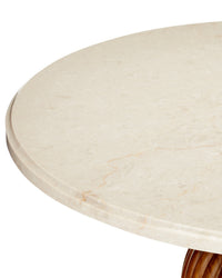 Currey and Company - 3000-0335 - Entry Table - Tassel - Morel Brown/Natural/Brushed Brass