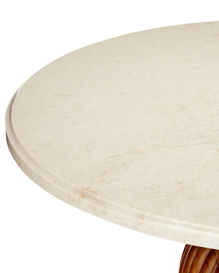 Currey and Company - 3000-0335 - Entry Table - Tassel - Morel Brown/Natural/Brushed Brass