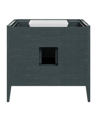 Currey and Company - 3800-0019 - Vanity with Rectangular Undermount Sink - Santos - Vintage Navy/Natural/White/Brushed Brass/Polished Nickel