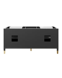Currey and Company - 3800-0021 - Vanity with Rectangular Undermount Sink - Verona - Black/Natural/White/Champagne