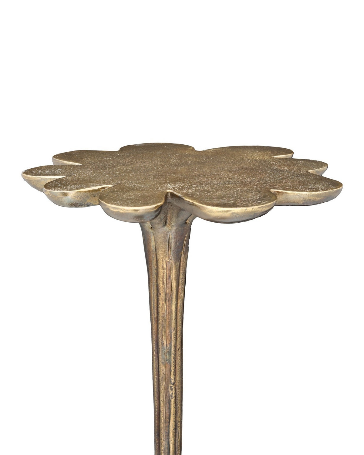 Currey and Company - 4000-0246 - Accent Table - Schizzo - Oxidized Brass
