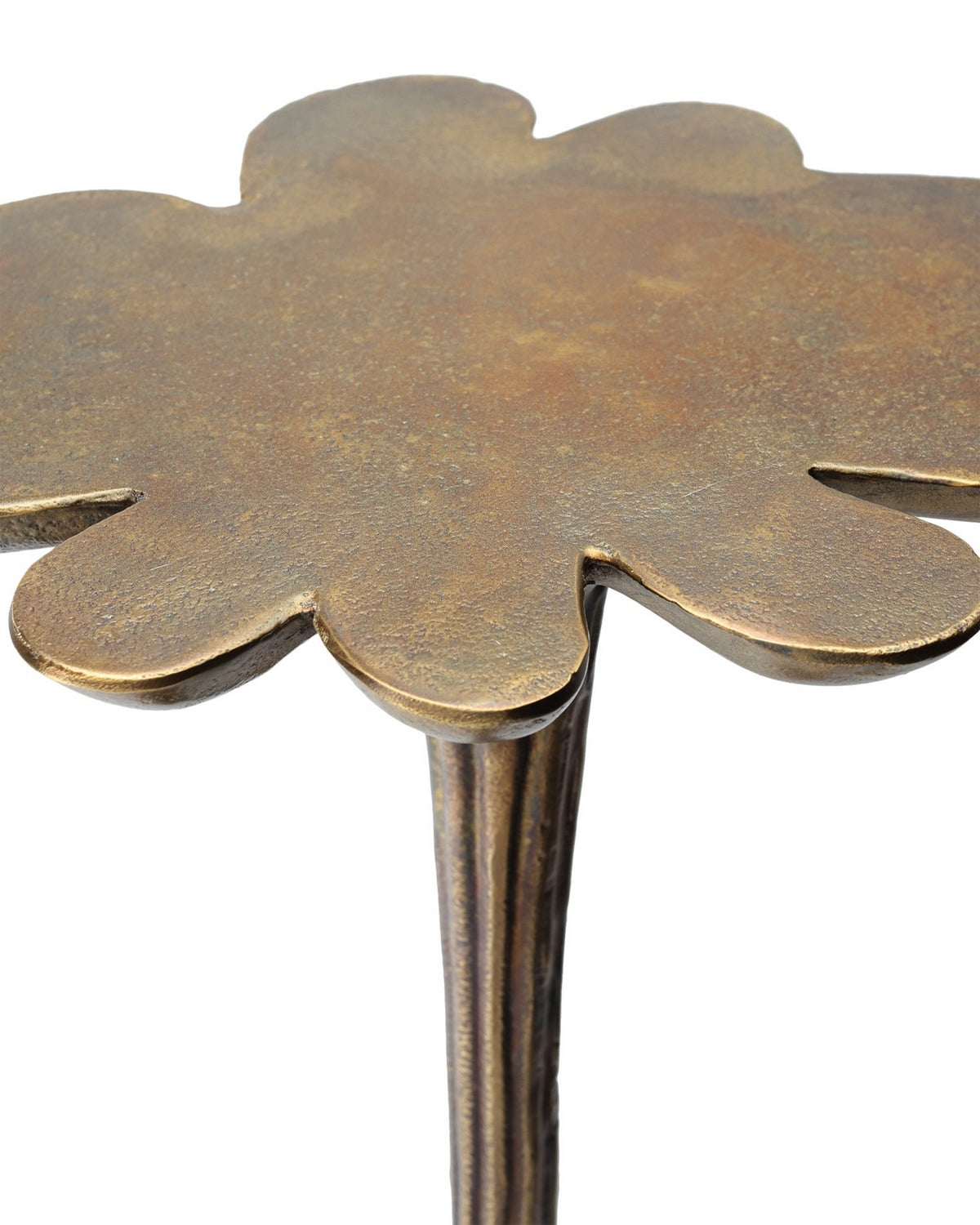 Currey and Company - 4000-0246 - Accent Table - Schizzo - Oxidized Brass
