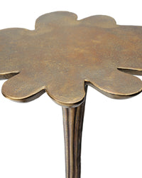 Currey and Company - 4000-0246 - Accent Table - Schizzo - Oxidized Brass