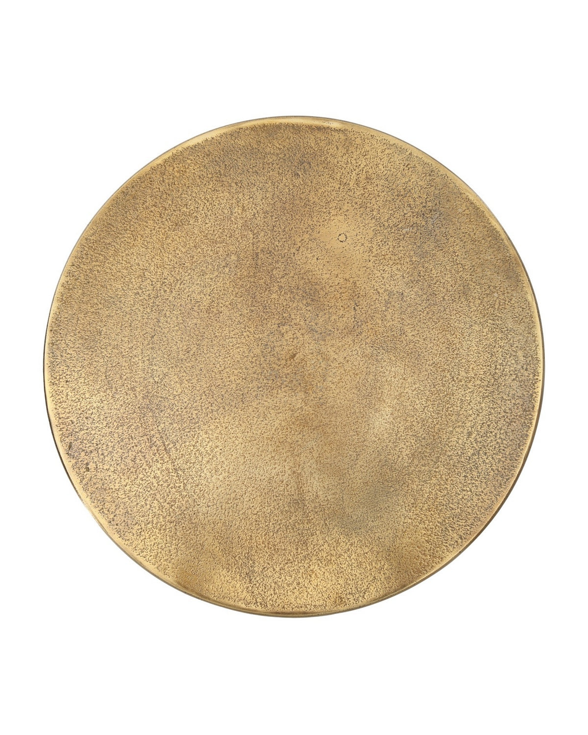 Currey and Company - 4000-0249 - Accent Table - Nasturtium - Antique Brass/Patina Brass