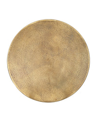 Currey and Company - 4000-0249 - Accent Table - Nasturtium - Antique Brass/Patina Brass