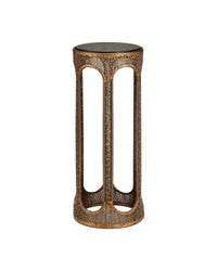 Currey and Company - 4000-0251 - Accent Table - Capella - Coffee Bronze/Smoke