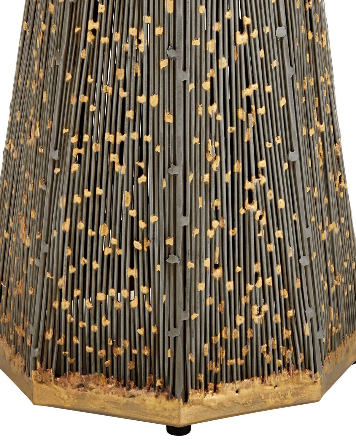 Currey and Company - 4000-0252 - Accent Table - Castor - Iron/Bronze/Smoke
