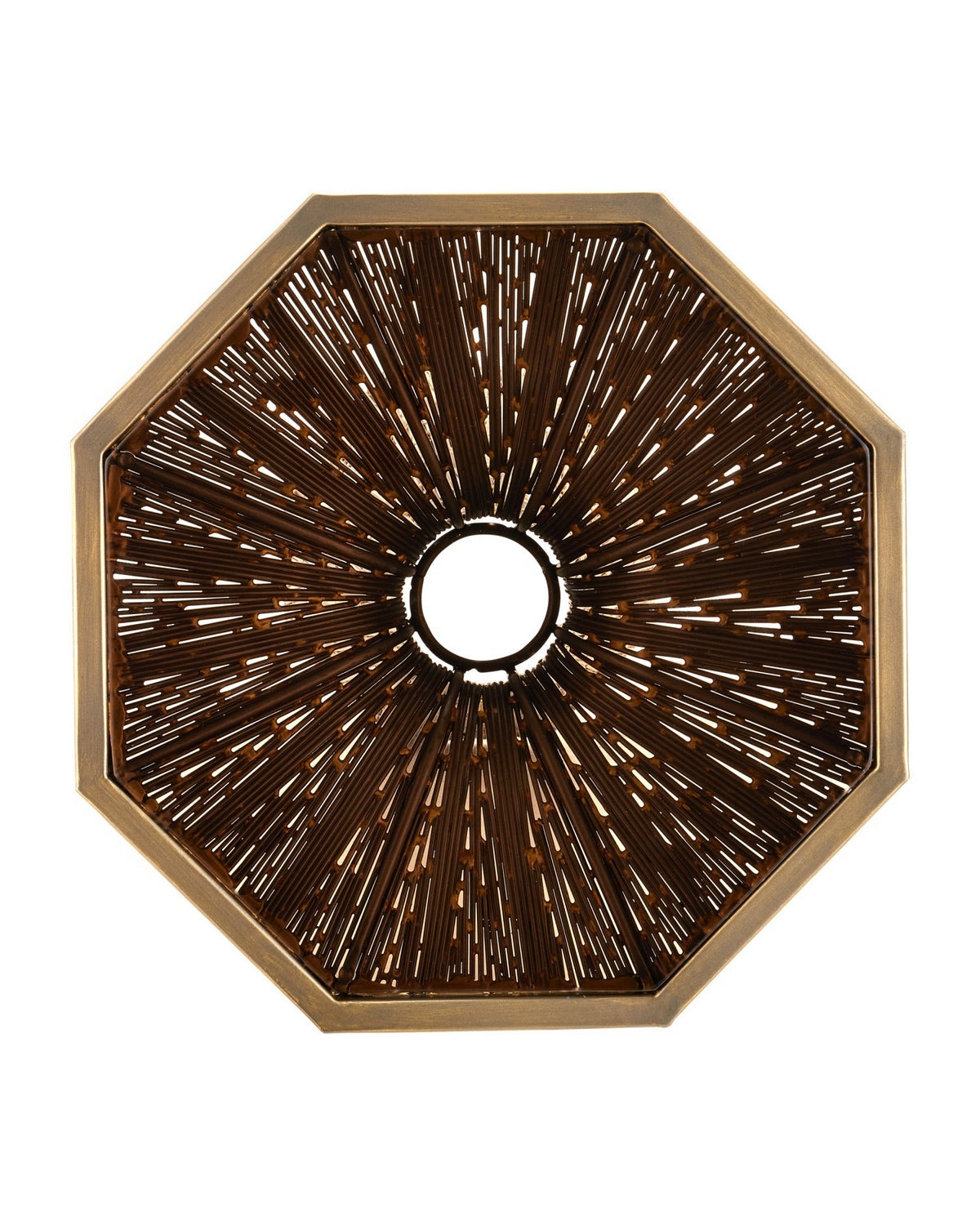 Currey and Company - 4000-0252 - Accent Table - Castor - Iron/Bronze/Smoke