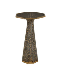 Currey and Company - 4000-0252 - Accent Table - Castor - Iron/Bronze/Smoke