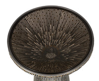 Currey and Company - 4000-0253 - Accent Table - Canopus - Iron/Bronze/Smoke