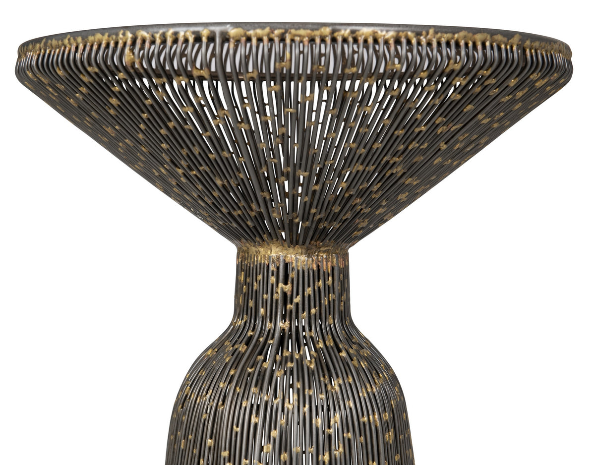 Currey and Company - 4000-0253 - Accent Table - Canopus - Iron/Bronze/Smoke