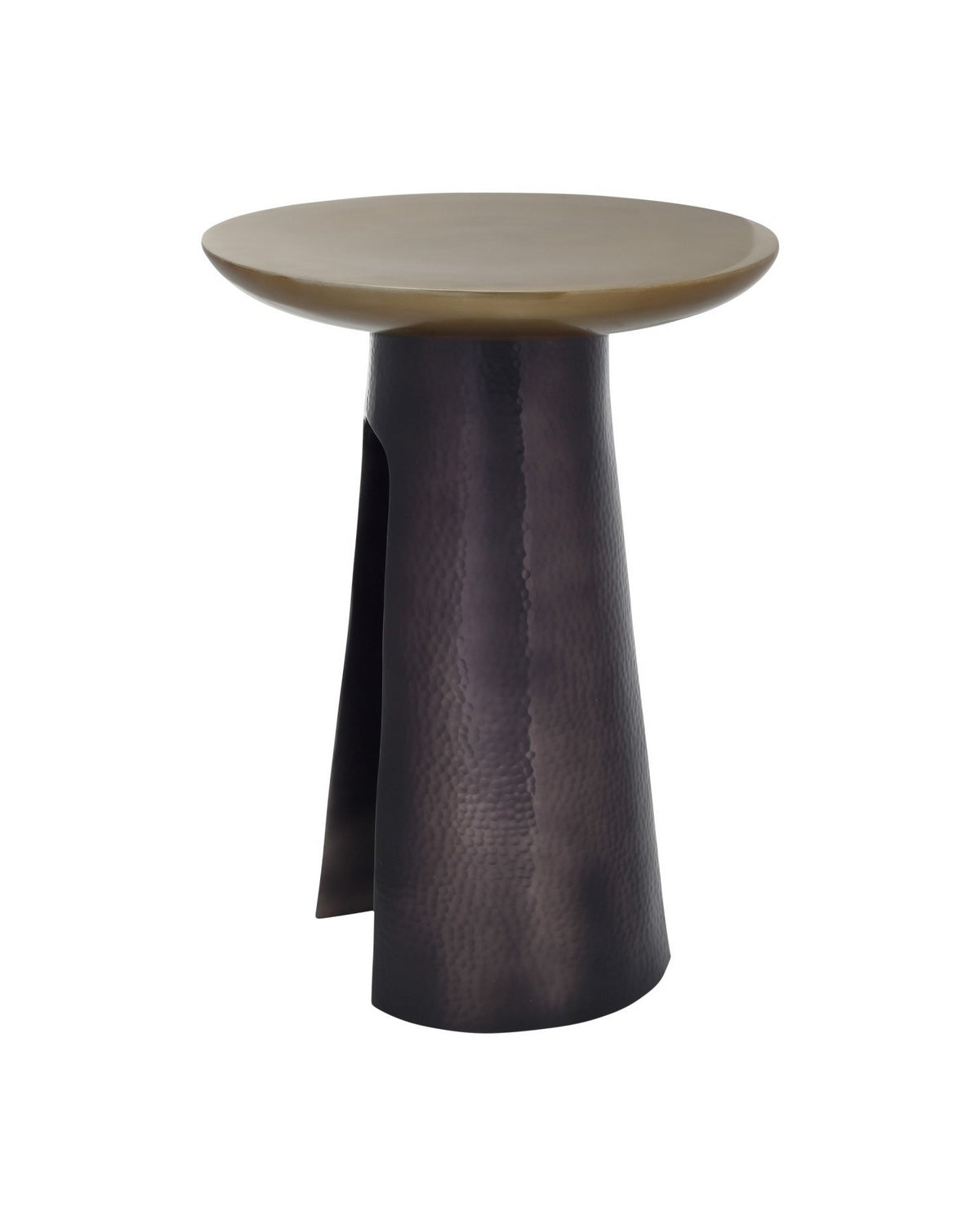 Currey and Company - 4000-0254 - Accent Table - Pince - Black Nickel/Antique Brass
