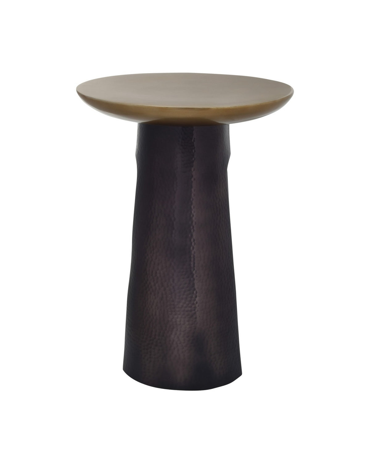 Currey and Company - 4000-0254 - Accent Table - Pince - Black Nickel/Antique Brass