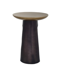 Currey and Company - 4000-0254 - Accent Table - Pince - Black Nickel/Antique Brass