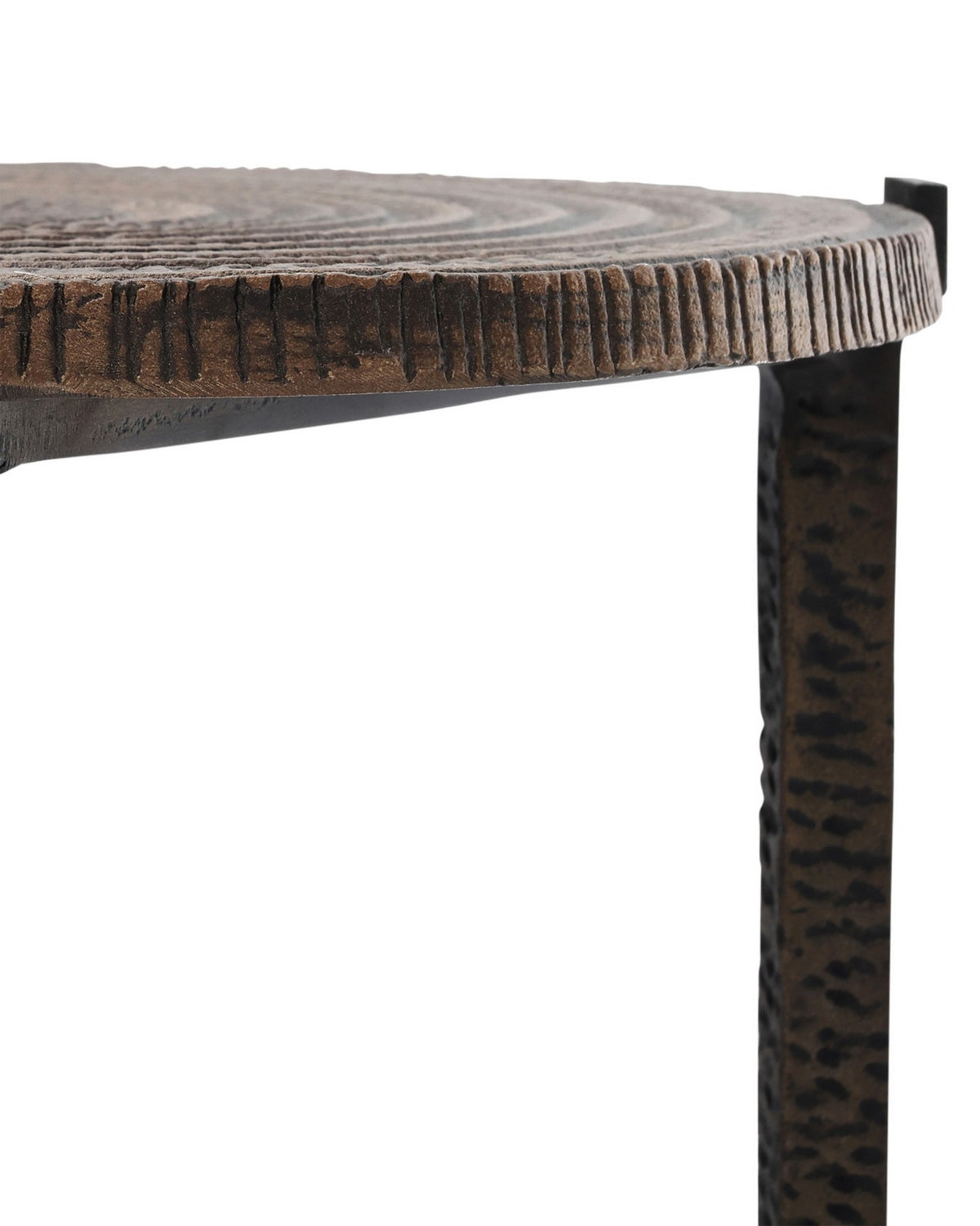 Currey and Company - 4000-0256 - Accent Table - Unity - Antique Bronze/Dark Bronze
