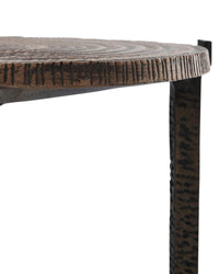 Currey and Company - 4000-0256 - Accent Table - Unity - Antique Bronze/Dark Bronze