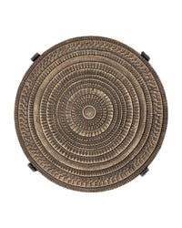 Currey and Company - 4000-0256 - Accent Table - Unity - Antique Bronze/Dark Bronze