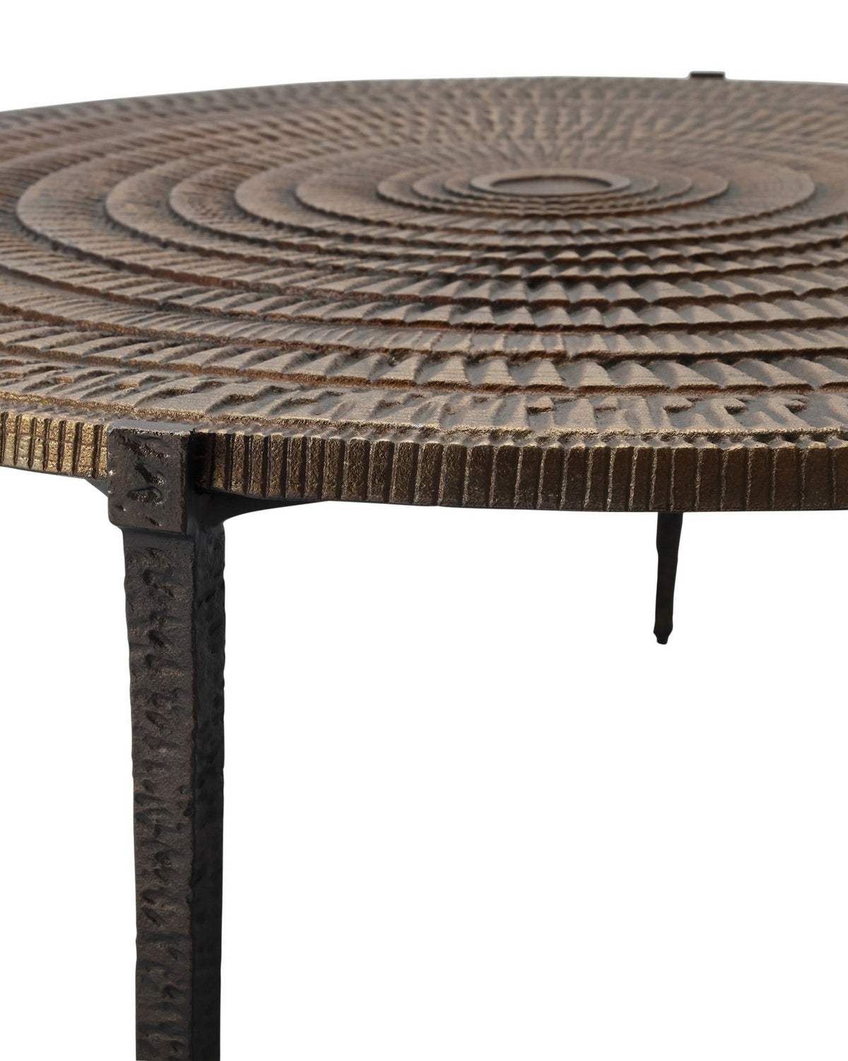 Currey and Company - 4000-0257 - Cocktail Table - Unity - Antique Bronze/Dark Bronze