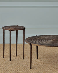 Currey and Company - 4000-0257 - Cocktail Table - Unity - Antique Bronze/Dark Bronze