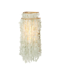 Currey and Company - 5000-0287 - One Light Wall Sconce - Verre de Mer - Seaglass/Contemporary Gold​