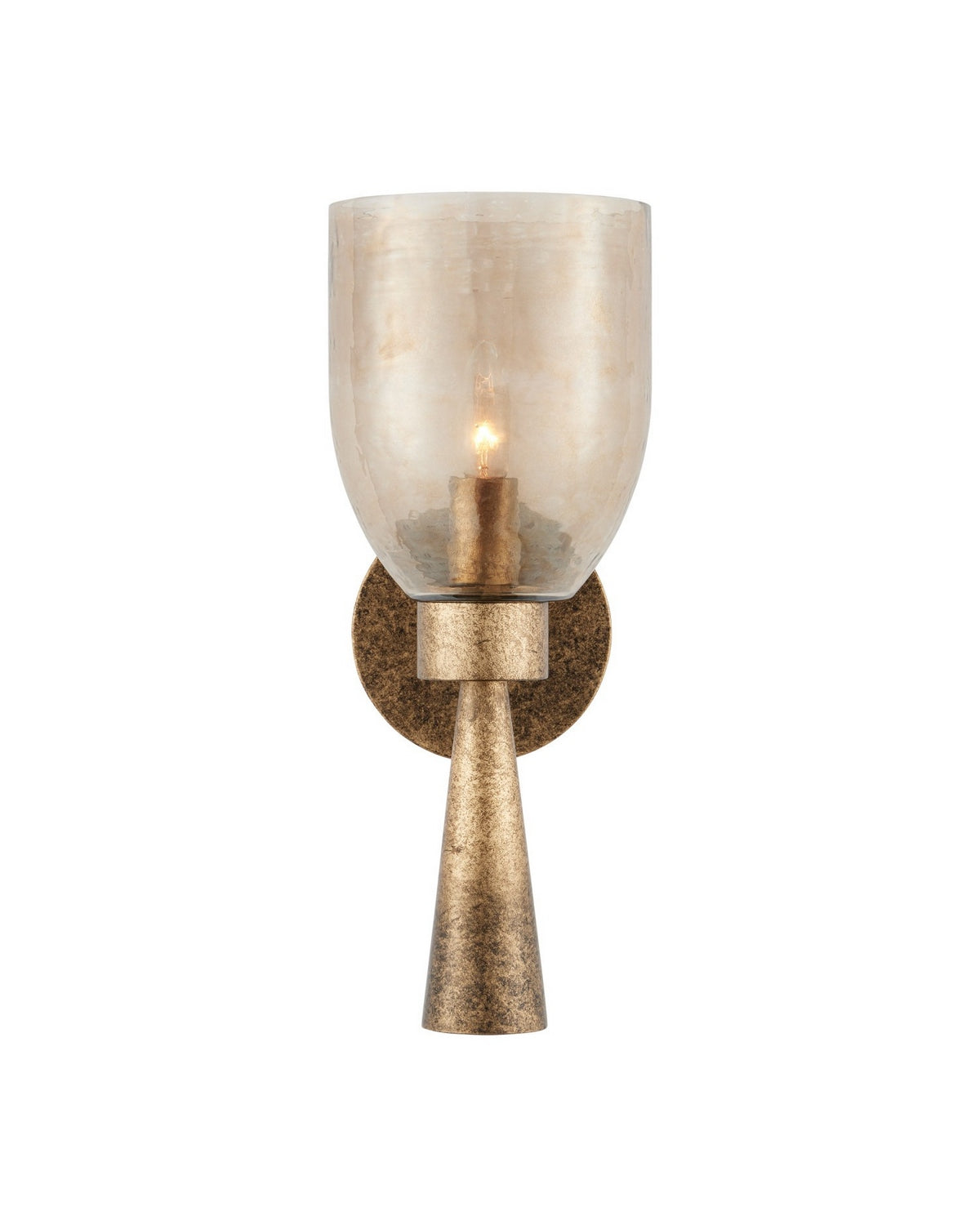 Currey and Company - 5000-0293 - One Light Wall Sconce - Woburn - Copper Brown/Gold Ombre